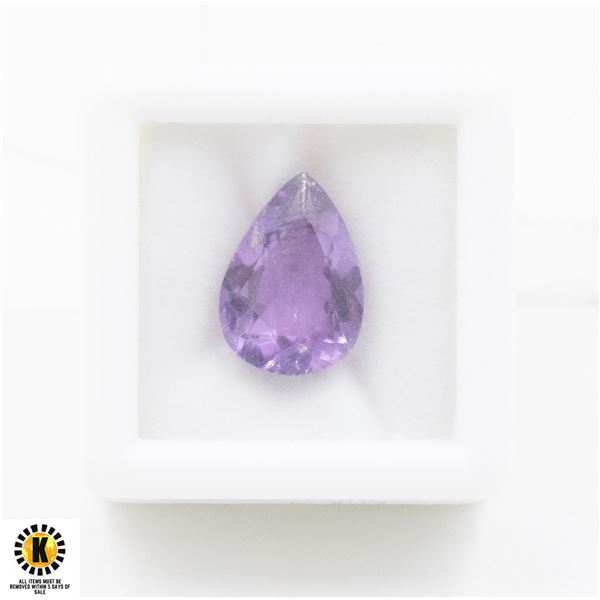 #150-UNHEATED PURPLE AMETHYST GEMSTONE 4.85CT