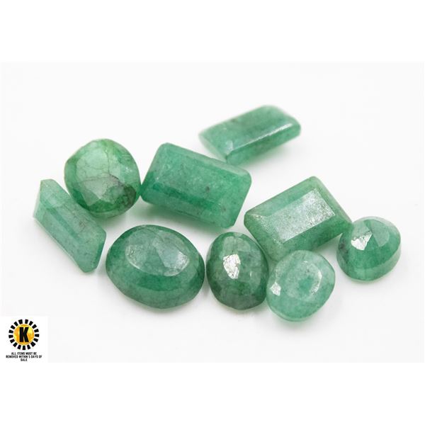 #07-GREEN EMERALD GEMSTONE 50.00CT