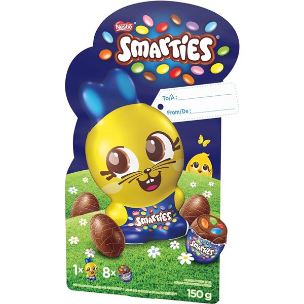 NEW 10 PKS OF SMARTIES EASTER CHOCOLATE BUNNY GIFT