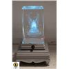Image 1 : LAZER CUT CRYSTAL ANGEL WITH LED LIGHT STAND