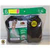 Image 1 : ANKLE SOCKS BLACK 6-12 SIZE 6-PACK FRUIT OF THE