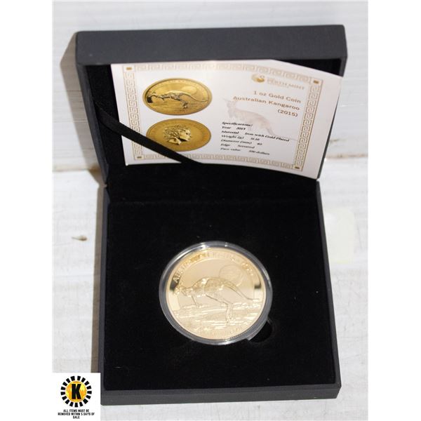 GOLD PLATED ONE OUNCE THE PERTH