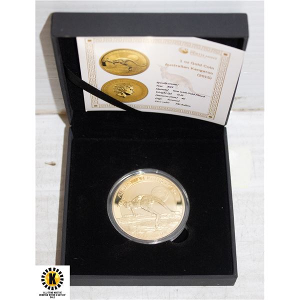 GOLD PLATED ONE OUNCE THE PERTH