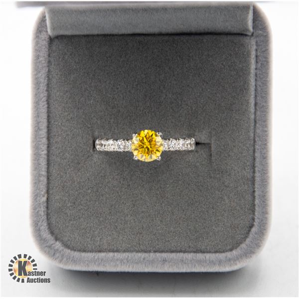 #658-GRA CERTIFIED YELLOW 1.00 CARAT