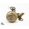 Image 1 : #666-BRAND NEW BRONZE TONE POCKET WATCH