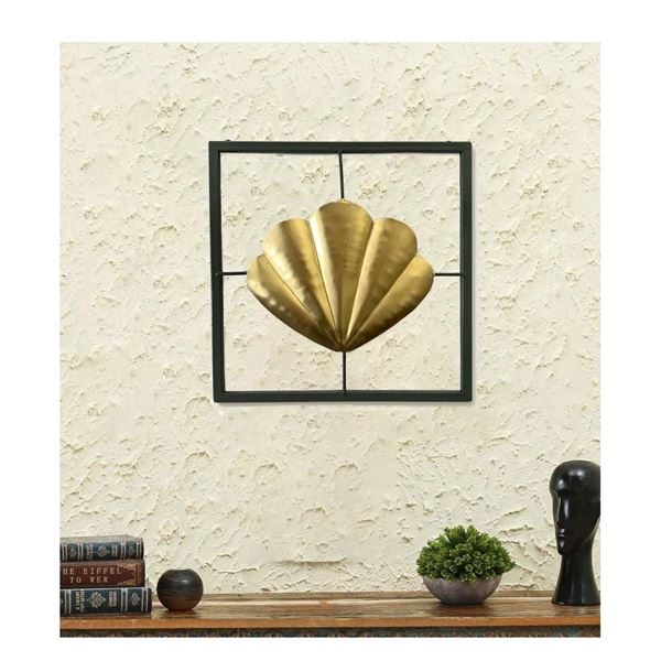 ABSTRACT WALL ART METAL 36X3X36CM