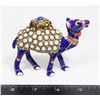 Image 1 : HIGHLY DECORATED METAL CAMEL FIGURE