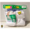 Image 1 : ANKLE SOCKS WHITE 12-16 SIZE 6-PACK FRUIT OF THE