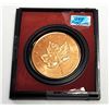 Image 1 : 7)  CANADA/US .999 % PURE COPPER COIN.