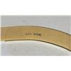 Image 2 : 26)  MACHINE TURNED ADL 310 K GOLD BANGLE BRACELET