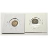 Image 2 : 10)  CANADIAN 1913 & 1914, 92.5% PURE SILVER NICKL