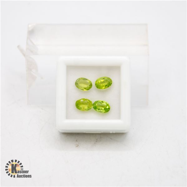 #132-UNHEATED GREEN PERIDOT GEMSTONE 3.85 CT