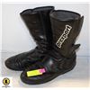 Image 1 : MENS PREXPORT MADE IN ITALY MOTOR RIDING BOOTS SZ