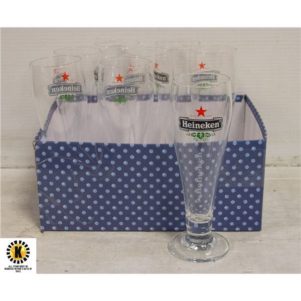 8 - HEINEKEN GLASSES