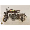 Image 1 : ANTIQUE METAL MOTORCYCLE