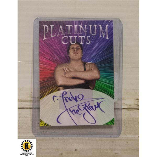 PLATINUM CUTS ANDRE THE GIANT LIMITED