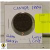 Image 1 : 1884 CANADA LARGE CENT