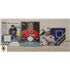 Image 1 : JERSEY PATCH CARDS LINDROS, WARD, KLEPIS