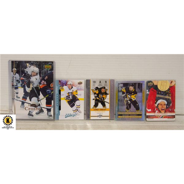 SIDNEY CROSBY 6 CARDS NHL HOCKEY