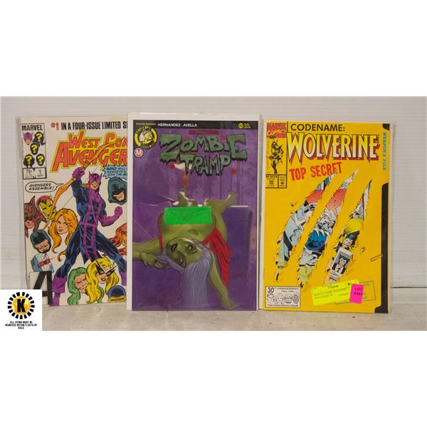 MARVEL COMIC AVENGERS 1, WOLVERINE 50,