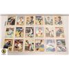 Image 1 : 2 SHEETS OF VINTAGE BASEBALL CARDS