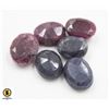 Image 1 : #71-RED RUBY & BLUE SAPPHIRE GEMSTONE 86.80 CT