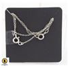 Image 1 : #227-STERLING SILVER 925 NECKLACE 18"/2PCS