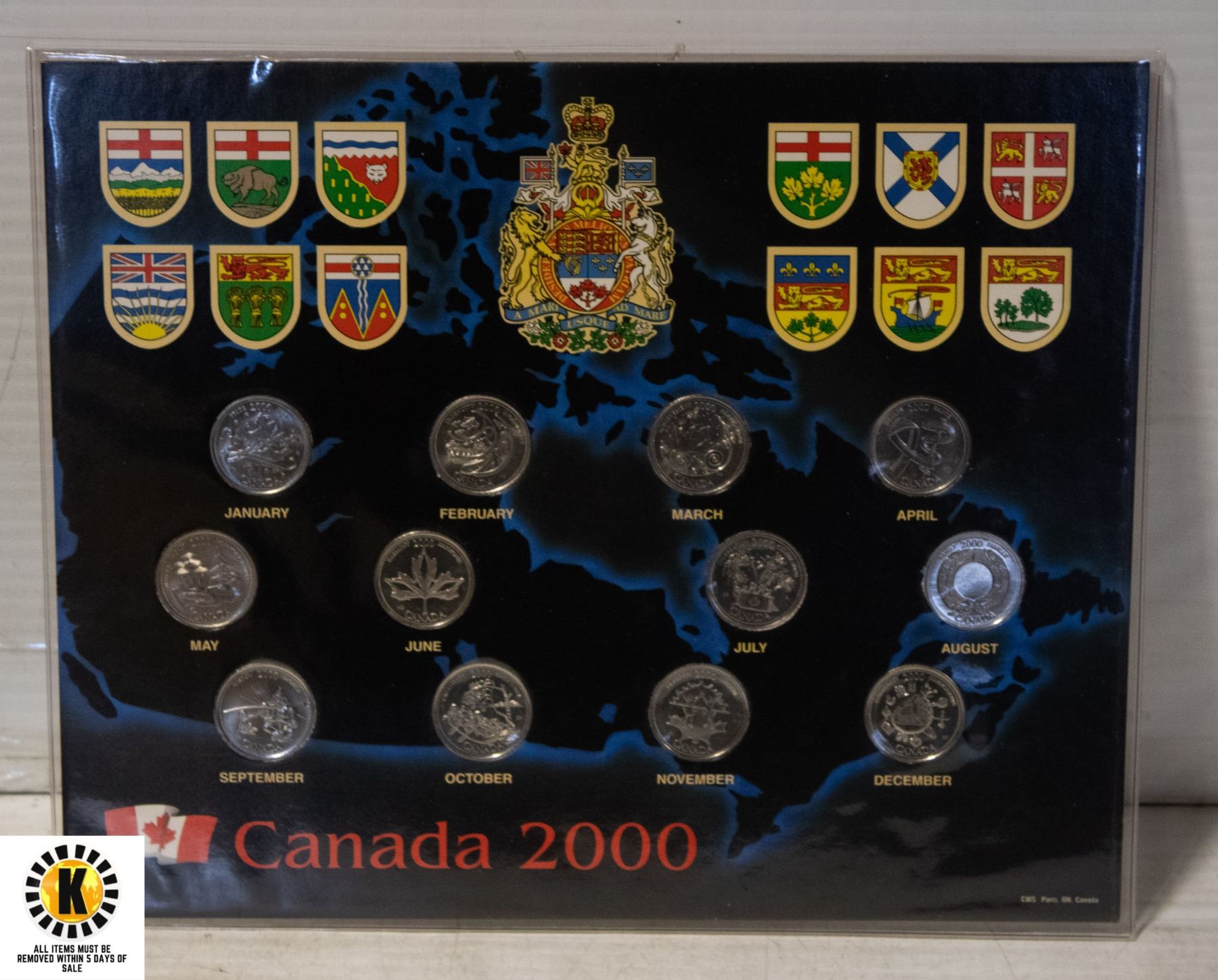 UNCIRCULATED 2000 QUARTERS SET