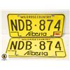Image 1 : VINTAGE 1976 LICENSE PLATES
