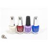 Image 1 : 4 NEW BOTTLES OF MIXED NAIL LAQUER - VARIOUS COLOR