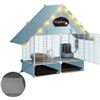 Image 1 : NEW HEYJOY RABBIT CAGE - BLUE 75 X 39 X 92CM