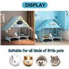 Image 2 : NEW HEYJOY RABBIT CAGE - BLUE 75 X 39 X 92CM