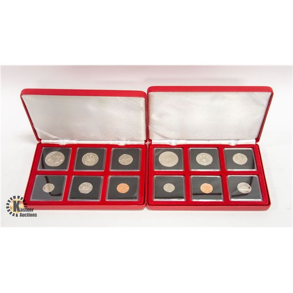 SET OF TWO - 1970 AND 1971 - CANADIAN COIN SET