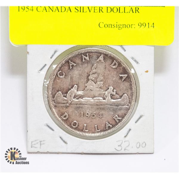 1954 CANADA SILVER DOLLAR