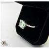 Image 2 : ONE CUSHION CUT GREENISH BLUE MOISSANITE WEIGHING