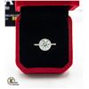 Image 1 : GRA CERTIFIED RING WITH 2.00 CARAT MOISSANITE SET