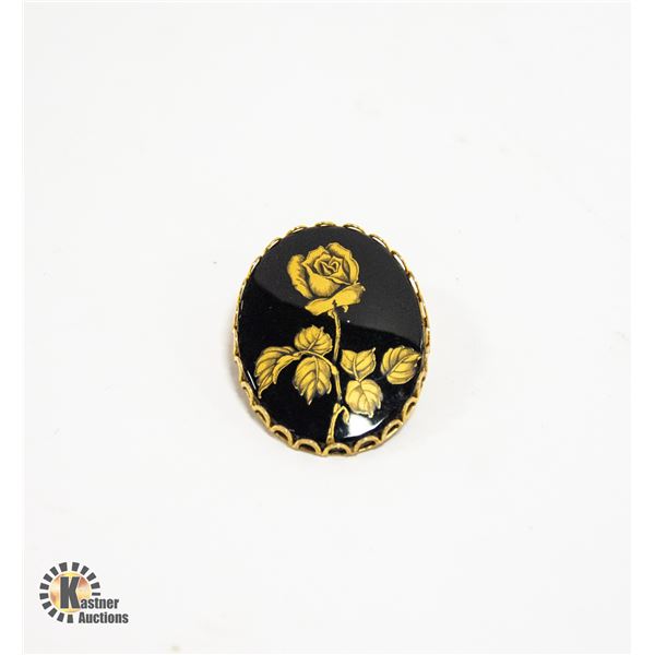 VINTAGE ROSE BROOCH