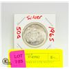Image 1 : 1965 CANADIAN SILVER 50 CENT COIN