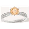 Image 2 : 1 CT GRA CERTIFIED YELLOW MOISSANITE 925 ST SILVER