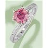 Image 3 : 1 CT GRA CERTIFIED PINK MOISSANITE 925 ST SILVER