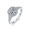 Image 3 : 2 CT GRA CERTIFIED MOISSANITE 925 SILVER SZ 7.5