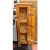 Image 2 : SHELVING UNIT WITH BIRDHOUSE DESIGN DOOR 44" X 14"