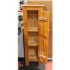 Image 2 : SHELVING UNIT WITH BIRDHOUSE DESIGN DOOR 44" X 14"