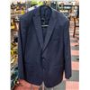 Image 1 : MENS DKNY NAVY BLUE SUIT PANTS 40X30 JACKET 48L