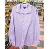 Image 1 : MENS ALFRED SUNG PURPLE DRESS SHIRT 19.5 - 34/35