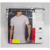 Image 1 : 2 NEW TOMMY HILFIGER CLASSIC CREW NECK TEE - WHITE