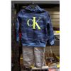 Image 1 : NEW CALVIN KLEIN CHILDRENS 2PCS SWEATER AND SPORT