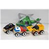 Image 1 : ESTATE GREEN TOYS HELICOPTER + 3