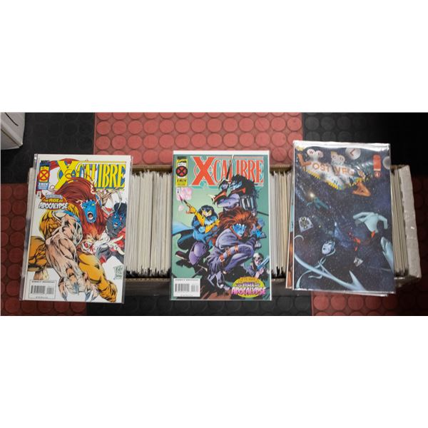 MARVEL/DC/INDY 270+ COMIC LONGBOX, NO DUPLICATES