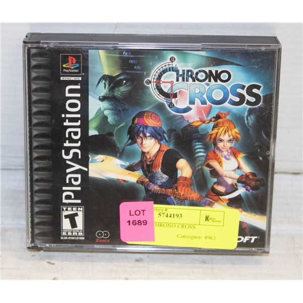 PS1 GAME CHRONO CROSS